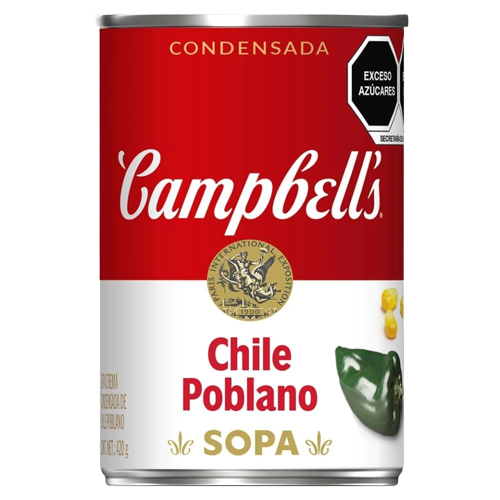 campbell's chile poblano sopa profeco soluciones inteligentes