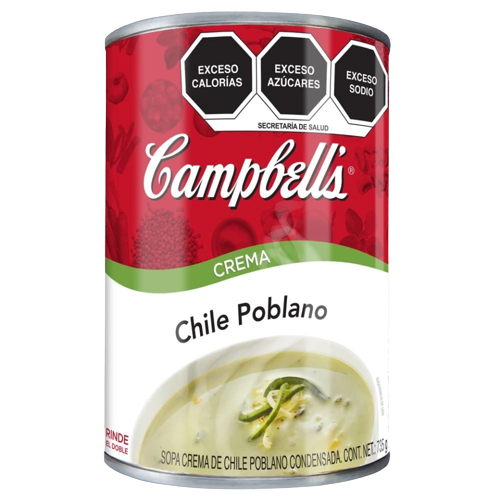 campbell's crema chile poblano profeco soluciones inteligentes